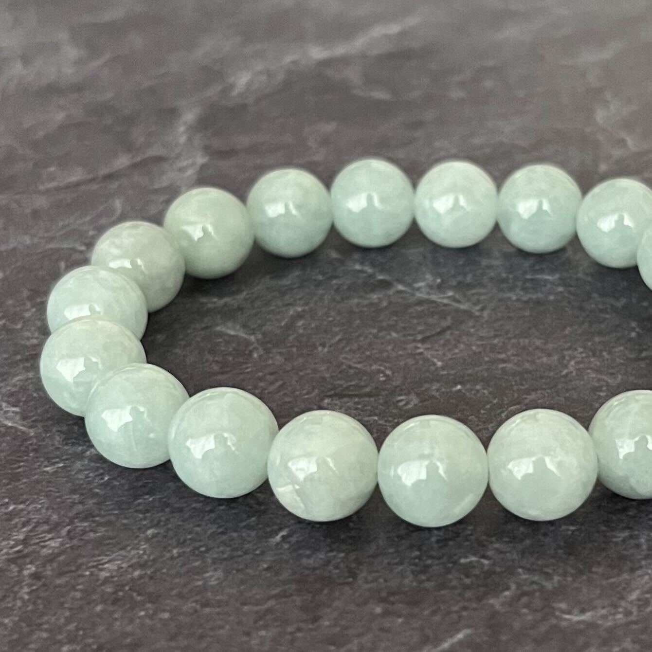 8mm珠 翡翠 ブレスレット