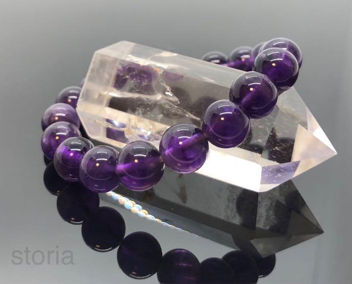 ザンビア産のアメジストと水晶