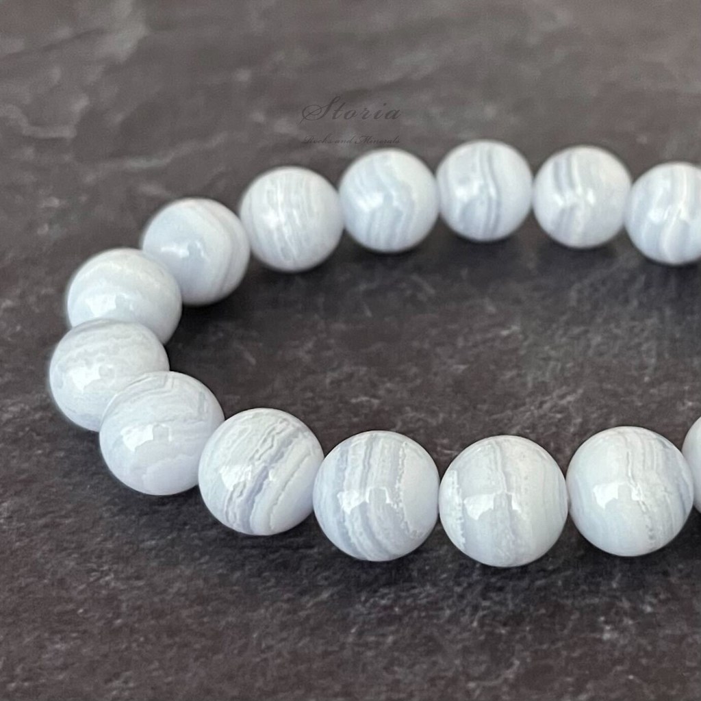 ブルーレースアゲートの模様